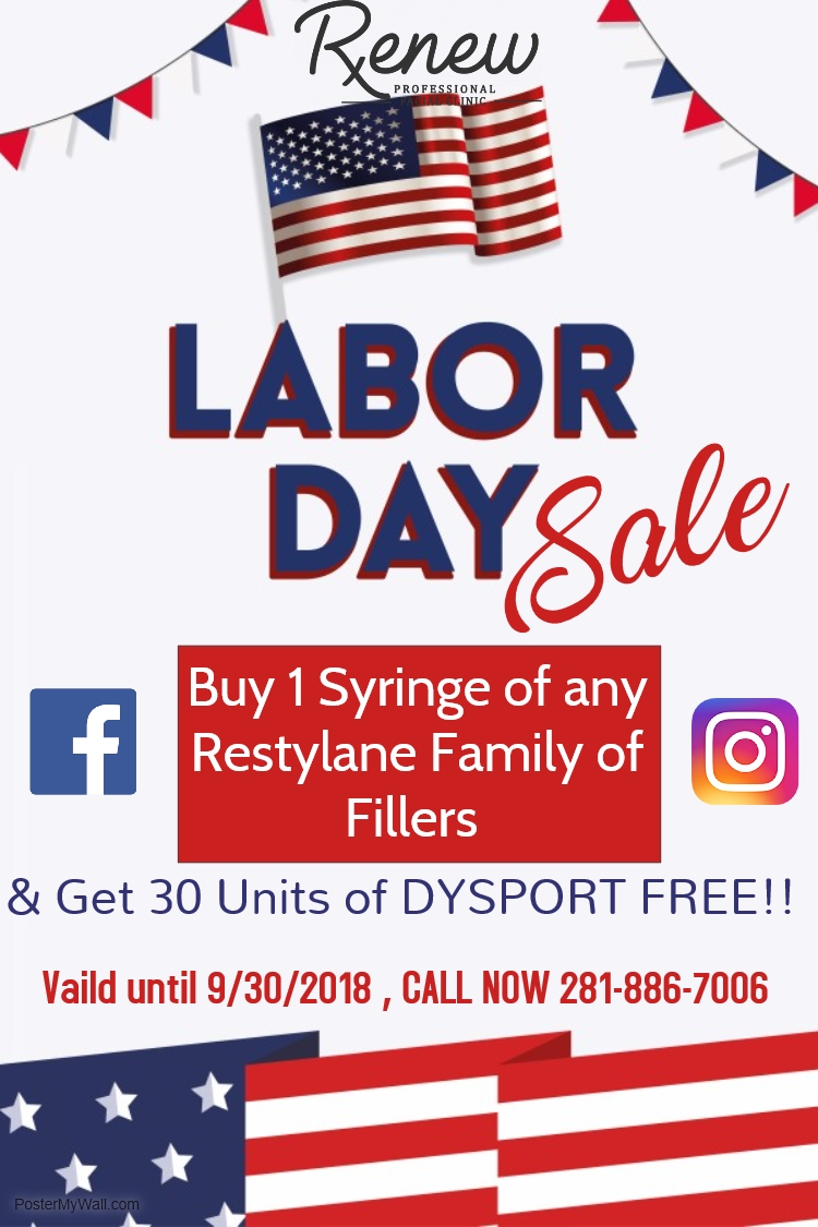 Labor Day Post - Medical Spa Houston & Webster, TX | M Spa Face and Body